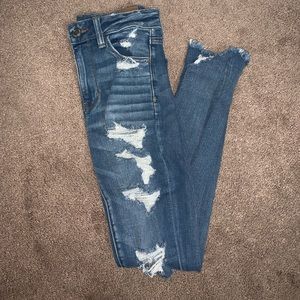 american eagle ripped jeans